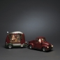 Mobile Preview: LED "Karavan" Weihnachtsmann repariert Spielsachen