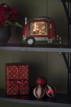 LED "Karavan" Weihnachtsmann repariert Spielsachen